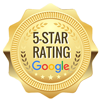 5-star rating on Google badge