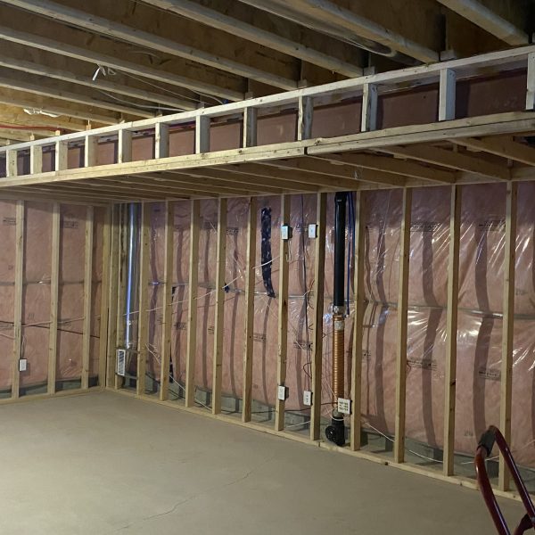 basement framing renovation